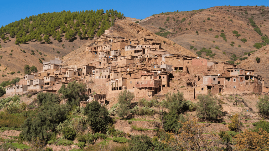 Villaggio Berbero in Marocco