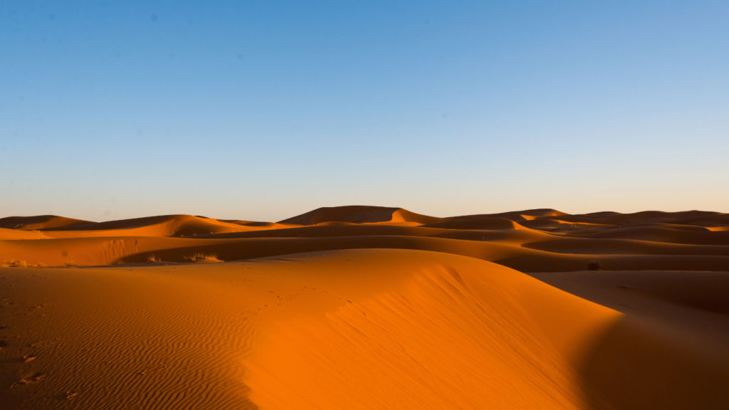 Meraviglia del Paesaggio del Deserto del Sahara